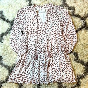 Patterned lined dress